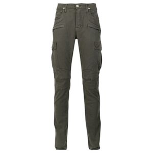 Hudson greyson biker olive Gray skinny cotton button fly cargo jeans Pants 34